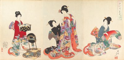 Chiyoda Castle Album of Women, 1895., 1895. av Chikanobu Yoshu