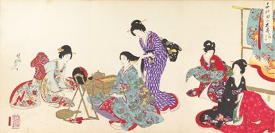 Chiyoda Castle Album of Women, 1895., 1895. av Chikanobu Yoshu