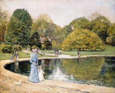 Central Park av Childe Frederick Hassam