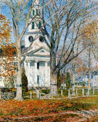 Kirken på Old Lyme av Childe Frederick Hassam