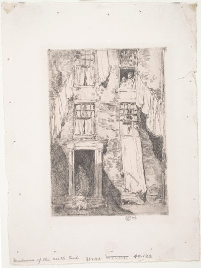 Madonna fra North End av Childe Frederick Hassam