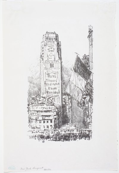 New York bukett av Childe Frederick Hassam