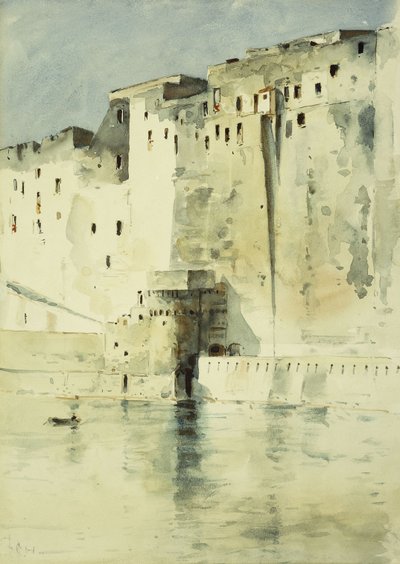 Gamle festningen Napoli av Childe Frederick Hassam