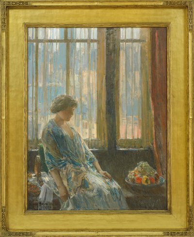 New York-vinduet av Childe Frederick Hassam