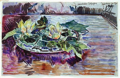 Tulipaner i en bolle av Childe Frederick Hassam