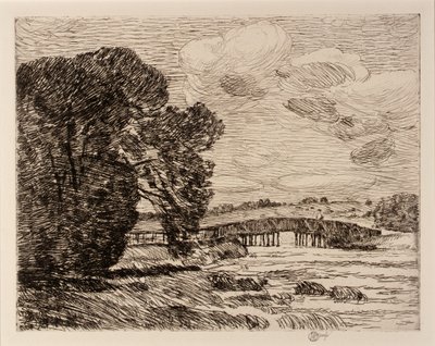 Broen ved Old Lyme av Childe Hassam