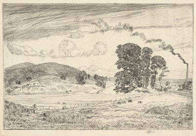 Danbury Hills, 1920 av Childe Hassam