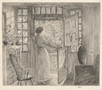 Nederlandsk dør av Childe Hassam