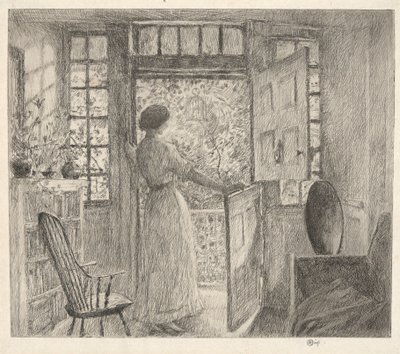 Nederlandsk dør av Childe Hassam