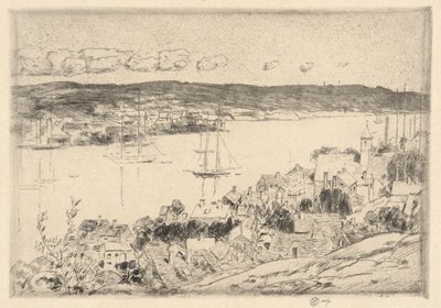 Gloucester av Childe Hassam