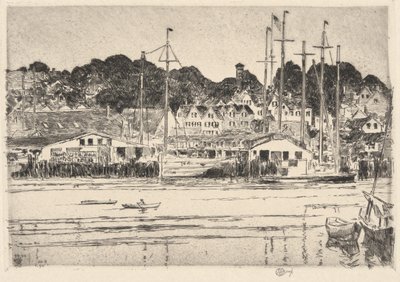 Gloucester, Inner Harbor, 1919 av Childe Hassam