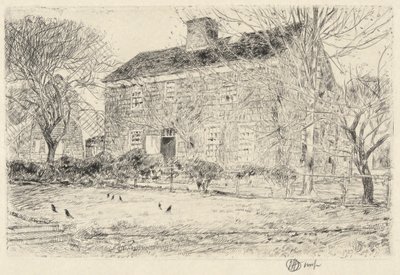 Home Sweet Home, nr. 2, Easthampton, 1923 av Childe Hassam