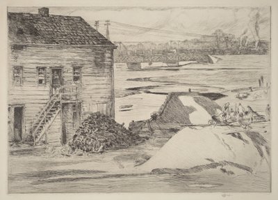 Lavvann, Cos Cob-broen av Childe Hassam