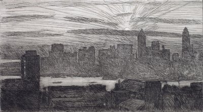 Manhattan av Childe Hassam