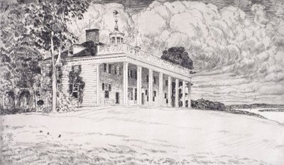 Mount Vernon av Childe Hassam