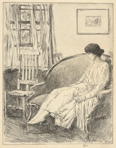 Åpent vindu av Childe Hassam