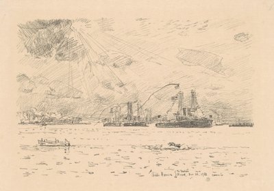 Flåtens retur av Childe Hassam