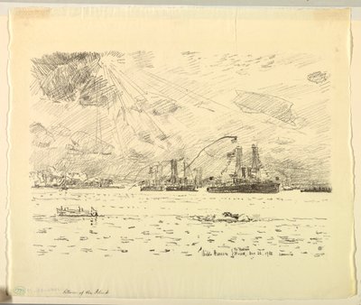 Flåtens retur av Childe Hassam
