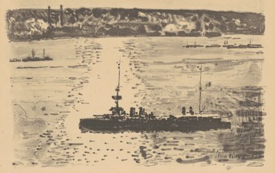 Den franske krysseren av Childe Hassam