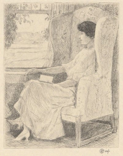 Den georgiske stolen av Childe Hassam