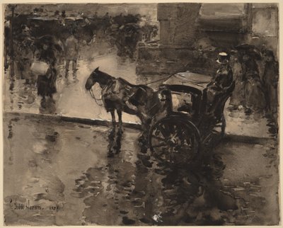 Flo på avenyen av Childe Hassam