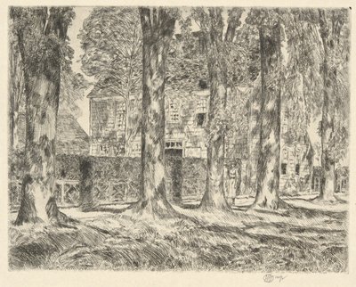 Landsbyalmer, 1923 av Childe Hassam