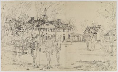 Washington ved Mount Vernon av Childe Hassam