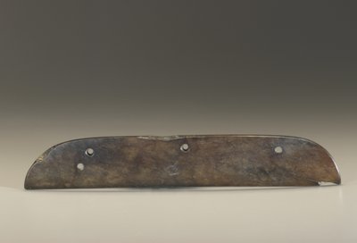 Seremoniell implementere; kamformet bladform (serpentin) av Chinese School