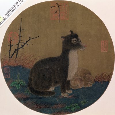 Hunder, Hui-Tsung-dynastiet, 1100-35 av Chinese School