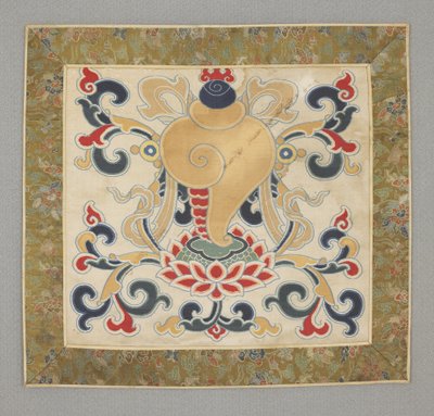 Åtte buddhistiske dyrebare ting, konkylie, 1600-tallet av Chinese School