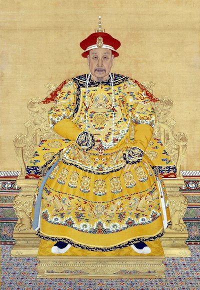 Keiser Qianlong i alderdommen (1711–1799) av Chinese School