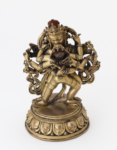 Firearmet Chakrasamvara far-mor, slutten av 1600- til første halvdel av 1700-tallet av Chinese School