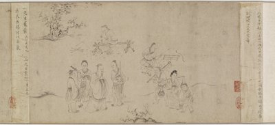 Illustrasjoner av syvende måned fra Odes of Bin, Song-dynastiet eller Yuan-dynastiet, midten av 1200- og midten av 1300-tallet (blekk på papir) av Chinese School