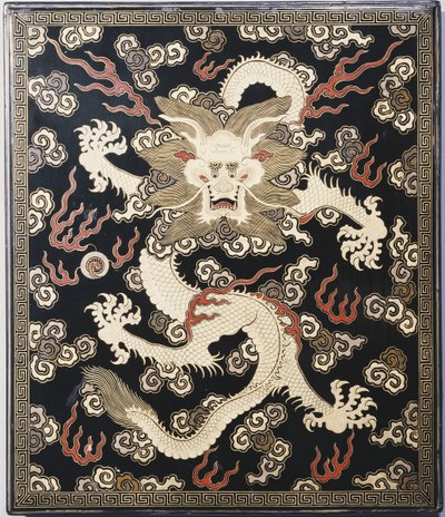 Blekkkakeboks og lokk, Qianlong Period av Chinese School
