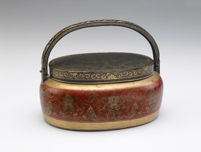 Lakkert håndvarmer, slutten av 1700-1800-tallet av Chinese School