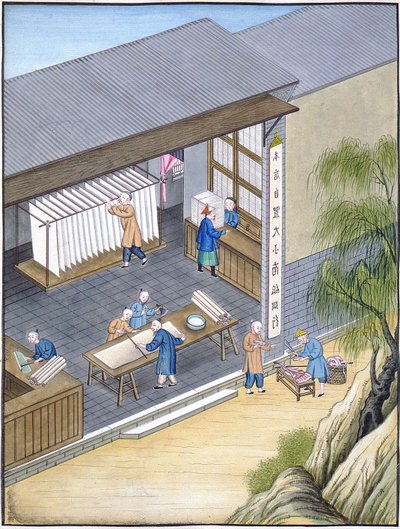 Papirproduksjon, Kina av Chinese School