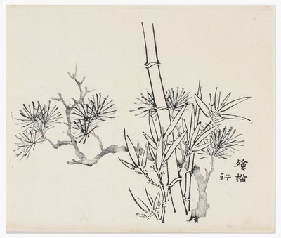 Ten Bamboo Series, 1700-tallet av Chinese School