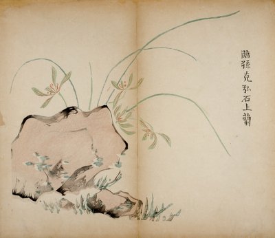Ti Bamboo Studio Prints, 1643 (treblokk) av Chinese School