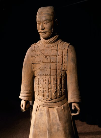 Terrakottahærens kriger, mausoleet til keiser Qin Shi Huang, 3. århundre f.Kr. (bilde) av Chinese School