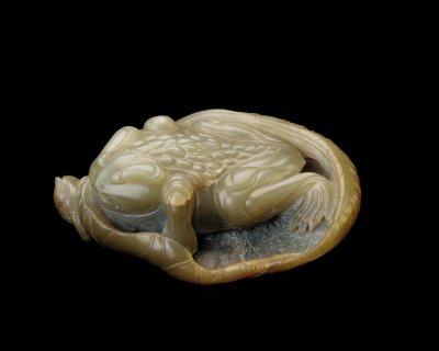 Padde på et lotusblad, 1500-1700 av Chinese School