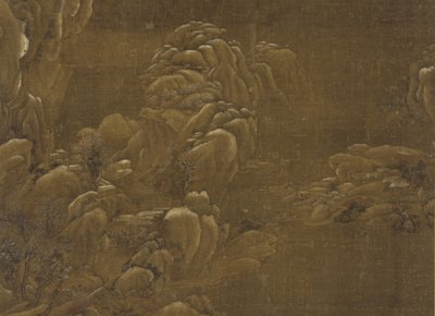 Vinterlandskap, Ming- eller Qing-dynastiet, 1400-1700-tallet av Chinese School