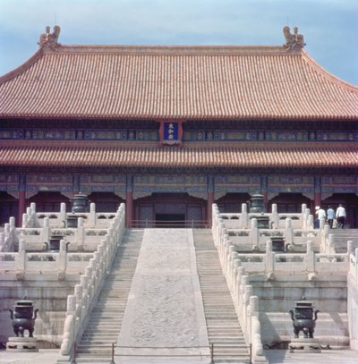 The Hall of Supreme Harmony (Taihe dian) Ming-dynastiet, 1420 av Chinese School Chinese School