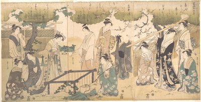 Ved Tsutsui-brønnen av Chobunsai Eishi