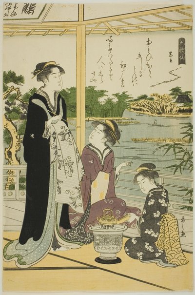 Kuronushi, fra serien "Six Immortal Poets (Rokkasen)" av Chobunsai Eishi