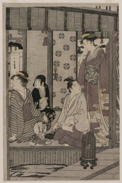 Morning Glory (fra serien The Tale of Genji in Elegant Modern Dress) av Chobunsai Eishi