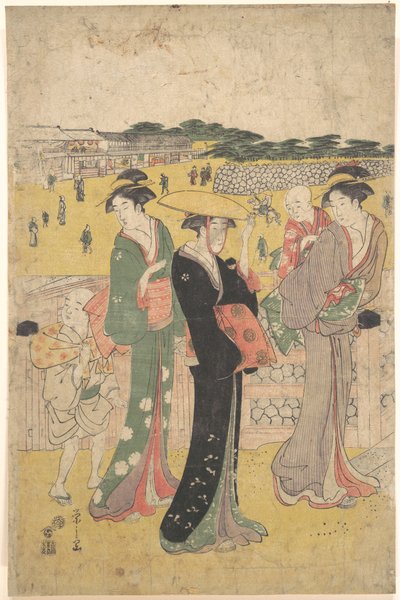 Trykk av Chobunsai Eishi
