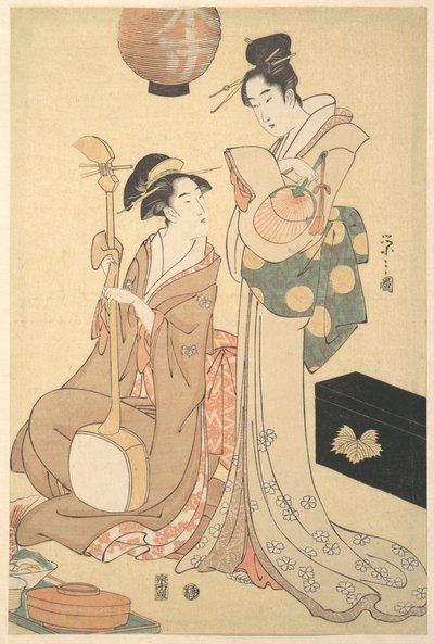 To geishaer av Chobunsai Eishi