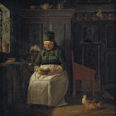 Julemorgen i et gårdshus av Christen Dalsgaard