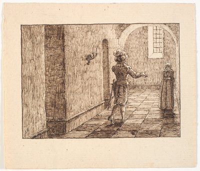 Illustrasjon for St. St. Blicher, De tre hellige aftener av Christen Dalsgaard