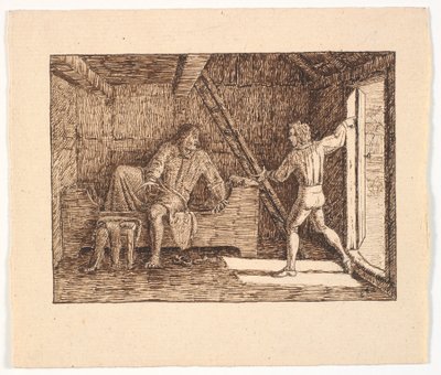 Illustrasjon for St. St. Blicher, De tre hellige aftener av Christen Dalsgaard